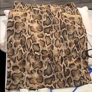 Michael kors snake skirt size 14